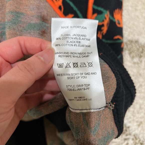 SOLD. Eckhaus Latta Drip Top - Picture 8 of 8